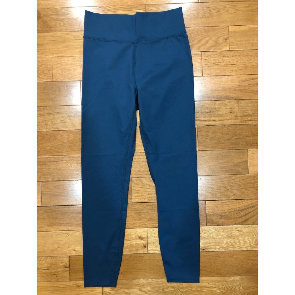 Madewell MWL High Rise Compressive Athletic Blue Leggings Size M